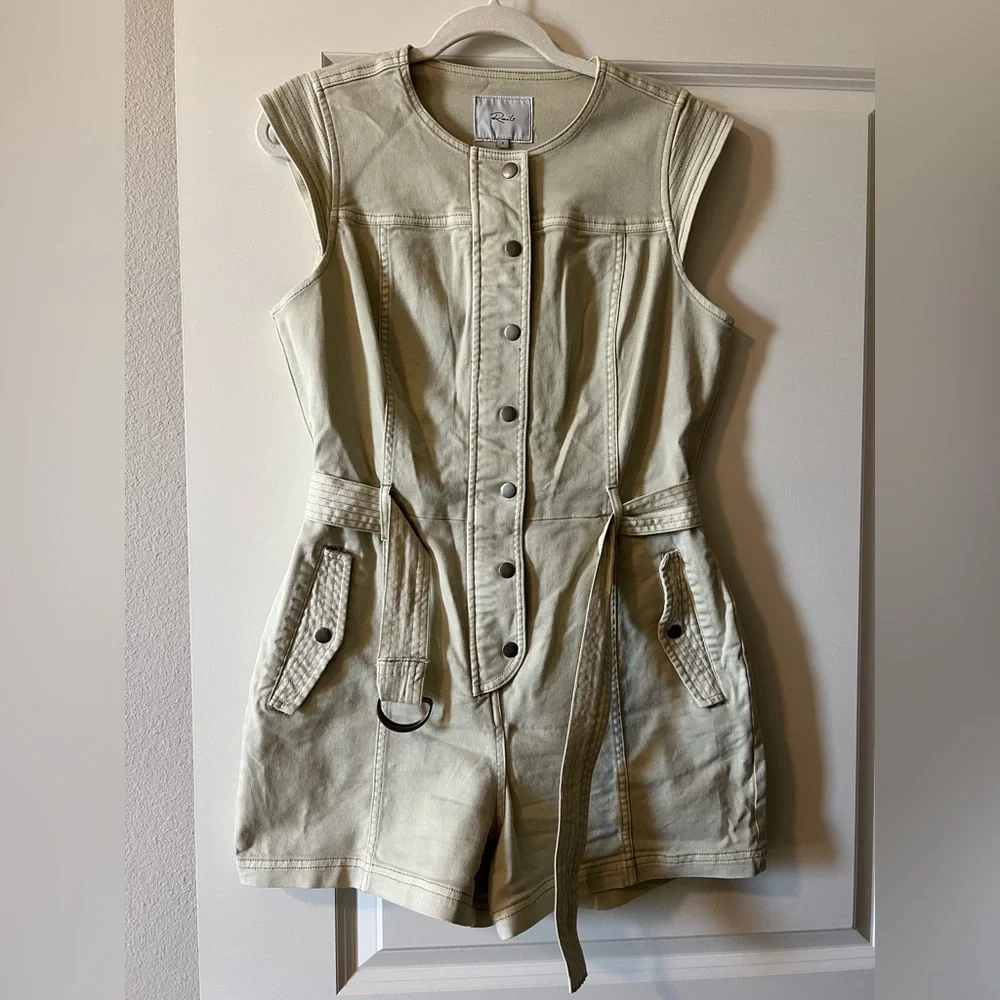Rails Bessie Romper In Sage Dust Size S - Picture 3 of 6